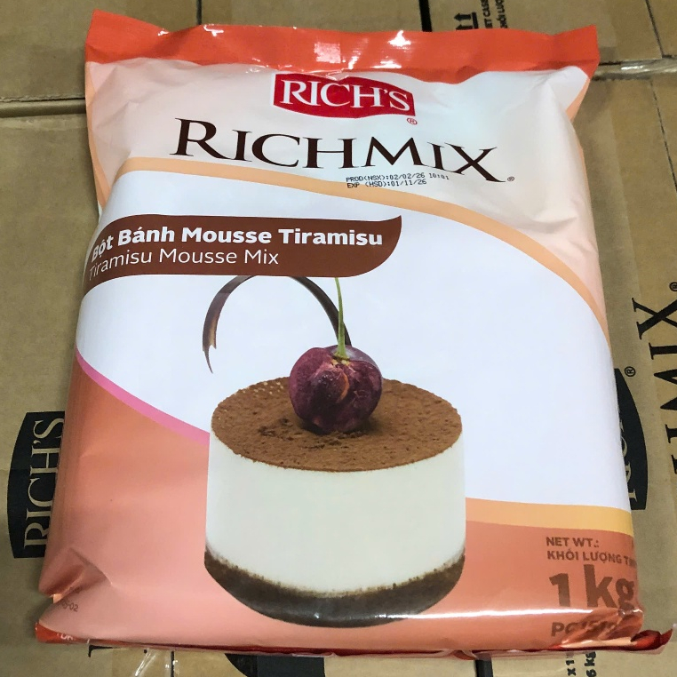 Bột bánh mousse tiramisu Rich's Richmix