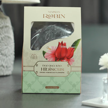 Đài Quả Khô - Trà khô Hibiscus (Atiso đỏ) Loại 1 Vùng nguyên liệu Hibiscus và Sấy trực tiếp tại nhà máy Maison Gourmet