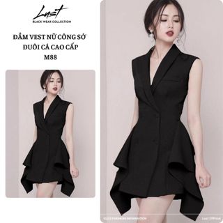 Đầm vest đuôi cá cao cấp LUST chất liệu dày dặn M88_T