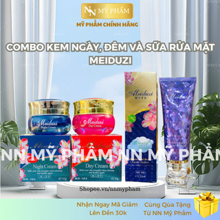 Combo Kem Ngày, Kem Đêm và Sữa Rửa Mặt Meiduzi - Hàng chính hãng