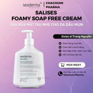 Bộ Đôi Sữa Rửa Mặt Không Xà Phòng Sesderma Hidraven / Salises Foamy Soap Free Cream (250ml - 300ml)