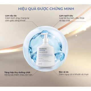 Bộ Đôi Sữa Rửa Mặt Không Xà Phòng Sesderma Hidraven / Salises Foamy Soap Free Cream (250ml - 300ml)