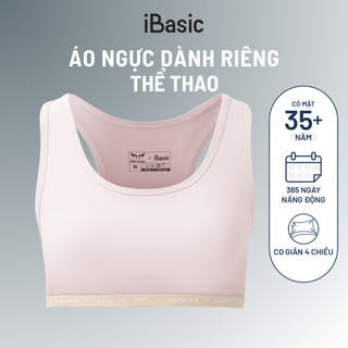 Áo ngực nữ croptop Wolf Active x iBasic lưng chữ U thể thao không gọng mút mỏng BRAW161