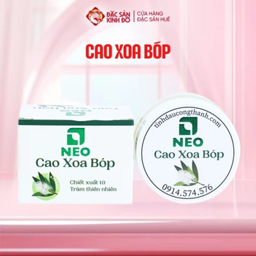 Cao Xoa Bóp NEO Thảo Dược Tinh Dầu Tràm Bạc Hà Hương Nhu, Xoa Bóp Cổ Vai Gáy Xương Khớp dễ - Đặc Sản Kinh Đô