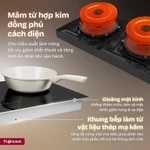 Bếp từ đôi inverter 4400W mặt kính chống xước, Nhập Khẩu FUJIHOME IC2622 nấu nhanh cảm ứng trượt — ảnh 6