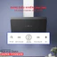 Máy hút mùi kính vát Dann DS700 Titanium [Hẹn giờ tắt, điều khiển cảm ứng, Đèn Led, công suất cao, độ ồn thấp]