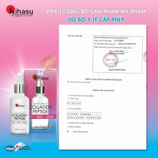 Serum Collagen Peptide Kihasu 50ml Công thức mới Dưỡng Da Mịn Màng Sáng Khỏe