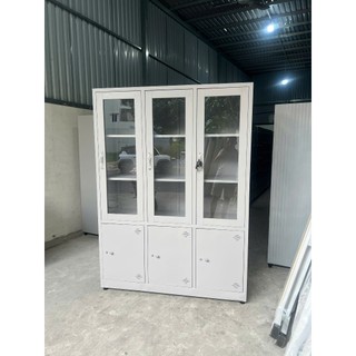 tủ hồ sơ kính 3 cánh đựng tài liệu...