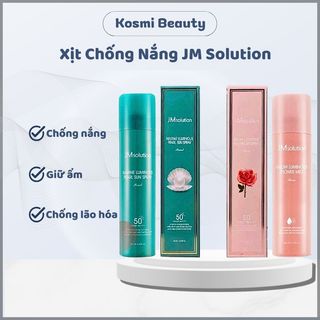 Xịt chống nắng JMSolution hoa hồng xịt chống nắng body toàn thân JM nâng tone dưỡng ẩm 180ml - Kosmi Beauty