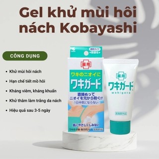 Gel khử mùi hôi nách Kobayashi WakiGuard Nhật Bản lăn khử mùi Kobayashi 50g - Kosmi Beauty