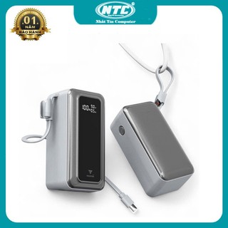 [3C/ CCC] Cục Sạc DP PHANTOM P68 Pro 20000mAh Lõi Li-ion 21700 TypeC PD 100W & USB QC 3.0 22.5W