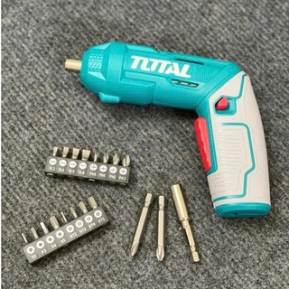 TOTAL Máy siết vít dạng gập dùng pin 4V TSDLI0442 / TSDLI0458/ TSDLI04425 dùng để vặn mở ốc vít