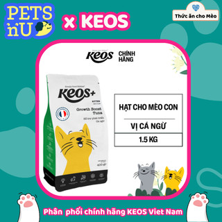[PP CHÍNH HÃNG] KEOS+ TAHH mèo con với công thức hỗ trợ phát triển 400G - KM SỐC! LÊN ĐƠN LÀ CÓ QUÀ