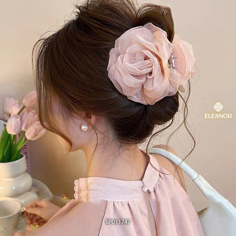 Kẹp tóc nữ Eleanor Accessories kẹp càng cua loại lớn phụ kiện tóc kẹp tóc nơ tiểu thư 11742