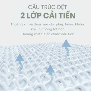 Vỏ gối nằm Cotton Đũi Windy M2T BEDDING mềm mại, mịn màng, mát rượi, kích thước 50x70cm