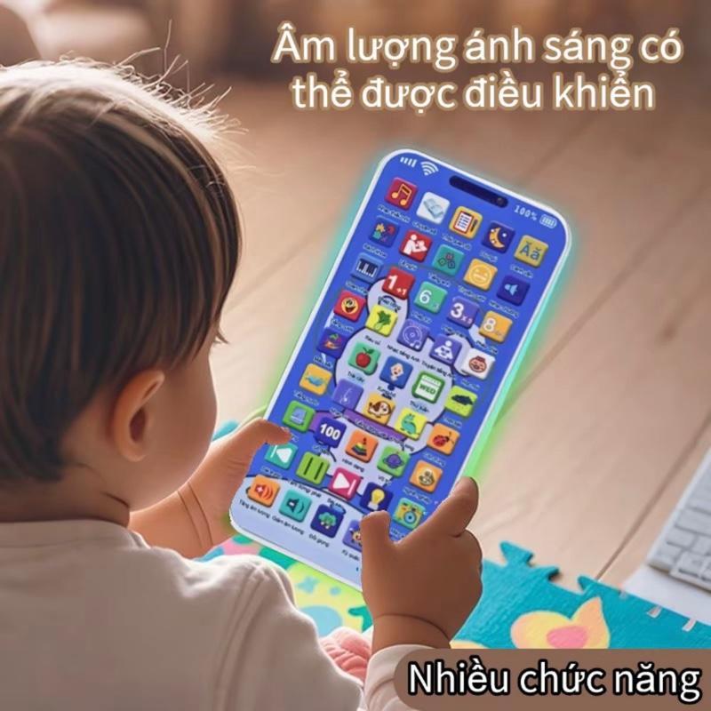 Điện Thoại Đồ Chơi Giáo Dục Cho Bé. Phiên Bản Tiếng Việt Với Nhiều Bài Hát và câu chuyện tương tác giữa cha mẹ và con cá