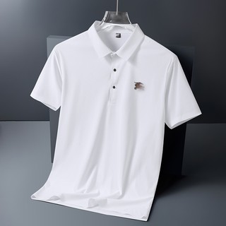 Áo polo thương hiệu địa phương in logo cơ bản nam/nữ vải chống nhăn 6 màu