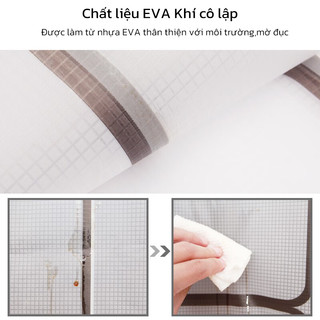 YOWXII Rèm cửa Nam châm ngăn Phòng lạnh Ngăn Gió Điều Hòa Tự dính Không Khoan Đục, Rèm cửa Phòng ngủ,Nhà Vệ Sinh Nhựa PV