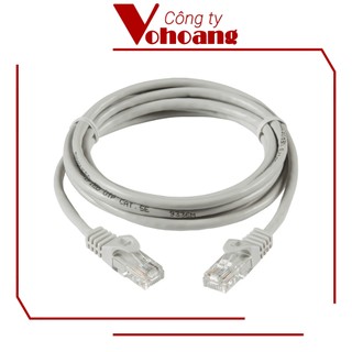Cáp mạng LAN 1M đúc sẵn 2 đầu chuẩn Cat 5E 24AWG (màu ngẫu nhiên)