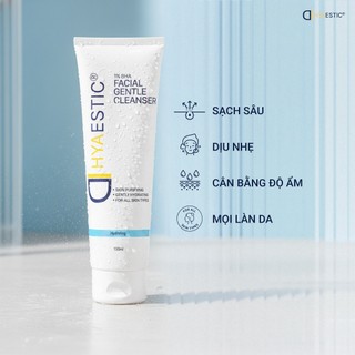 Sữa Rửa Mặt Chứa 1% BHA Làm Sạch Sâu, Giảm Mụn Da Hyaestic 1% BHA Facial Gentle Cleanser