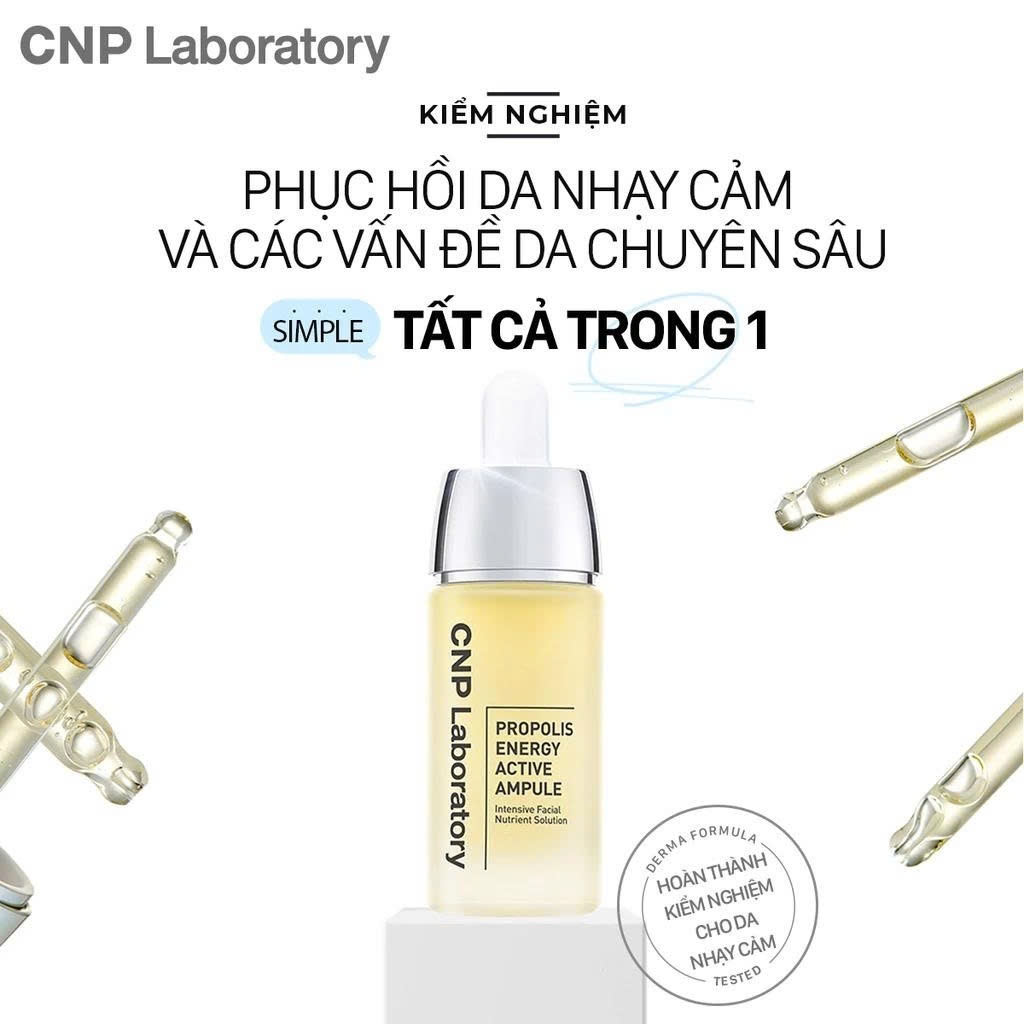Tinh chất tái tạo phục hồi da chiết xuất keo ong CNP Propolis Energy Active Ampule 35ml
