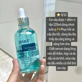 Tinh chất Smas B5 Serum Smas Pro Vitamin B5 Hydra Cấp Ẩm Phục Hồi Da 120ml chính hãng