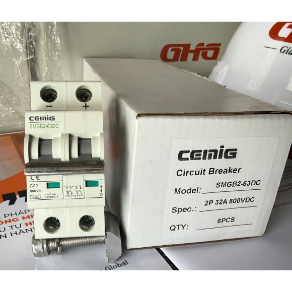 Aptomat DC 20a 32a hãng Cemig
