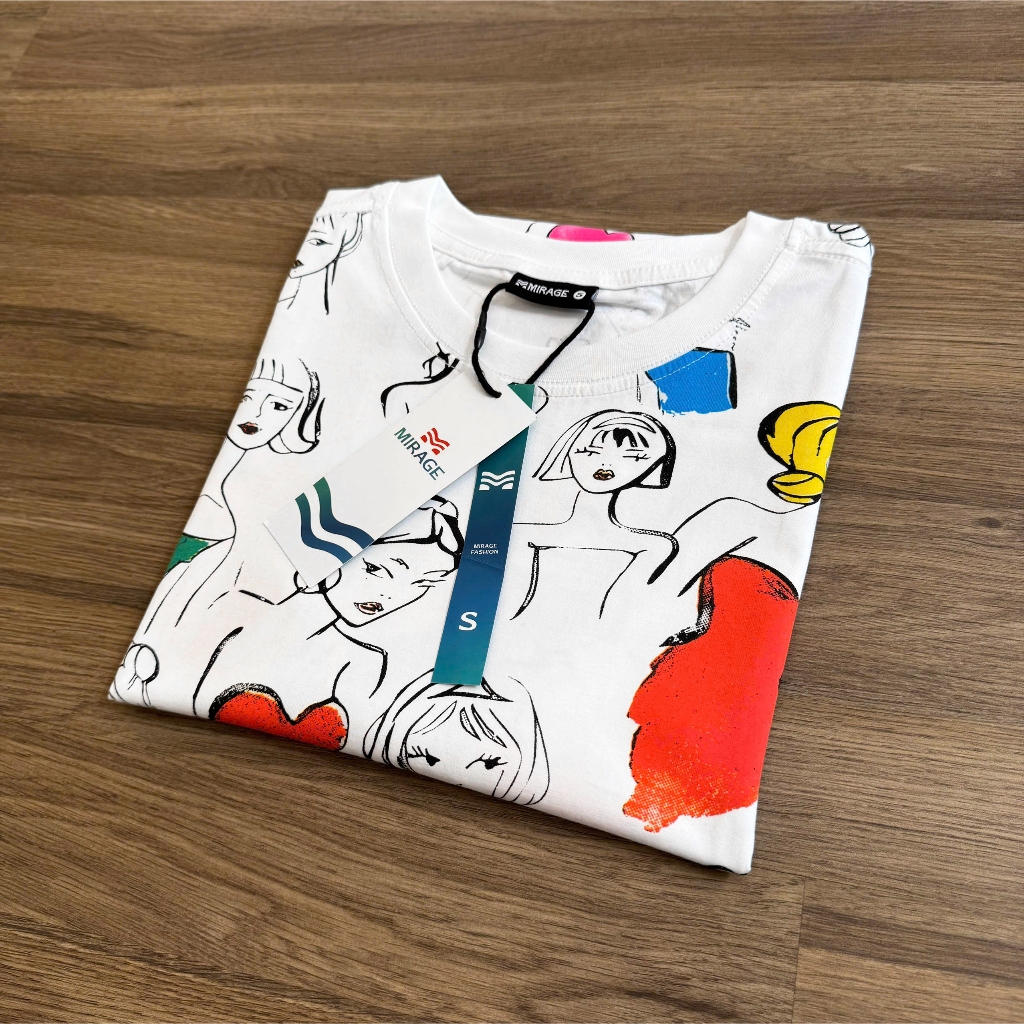 Áo Thun Mirage In Full Local Brand Chất 100% Cotton Mềm Mịn Thoáng Mát