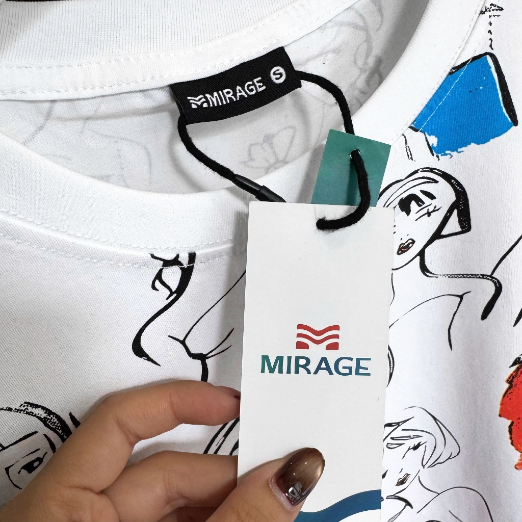 Áo Thun Mirage In Full Local Brand Chất 100% Cotton Mềm Mịn Thoáng Mát