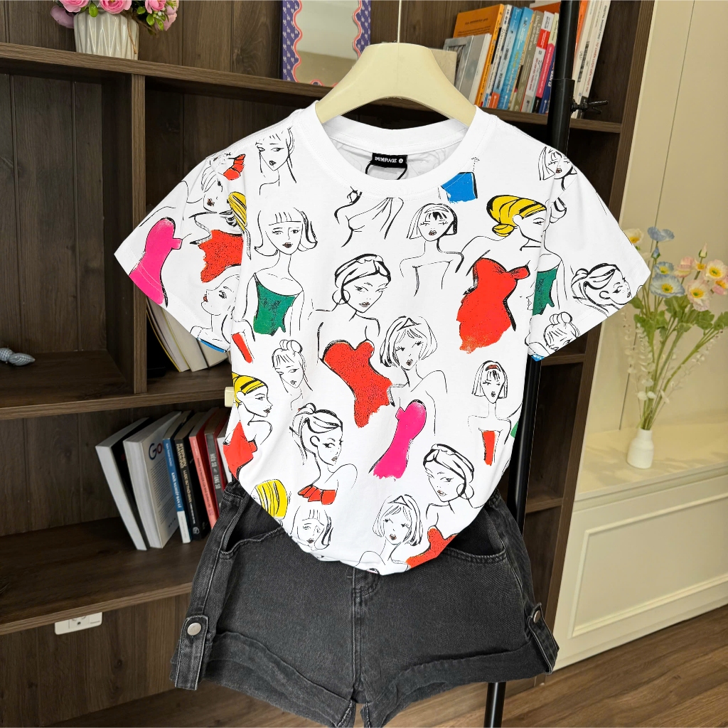 Áo Thun Mirage In Full Local Brand Chất 100% Cotton Mềm Mịn Thoáng Mát