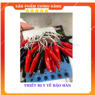 COMBO 5 sợi] Dây xung điện máy châm cứu 2 đầu Phụ Kiện Dây Điện Châm cứu Jack 3,5mm Cho Các Loại Máy Điện Châm HÀ NỘI
