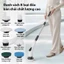 Máy vệ sinh 9 đầu cọ, Chổi chà sàn ĐA NĂNG không dây, màn LED hiển thị, làm sạch mọi ngóc ngách chất liệu bền đẹp