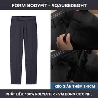 Quần Âu Nam Cạp Tăng Giảm 9QAUB505 Biluxury Form Slimfit Chống Nhăn Co Giãn Chống Bám Bẩn Bền Màu