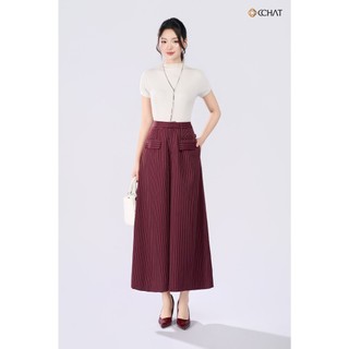 Quần Ống Rộng 𝐂𝐂𝐇𝐀𝐓 Dáng Suông Giả Váy Wander Plus Chất Liệu Tuytsi Cao Cấp 16QDS2001XT