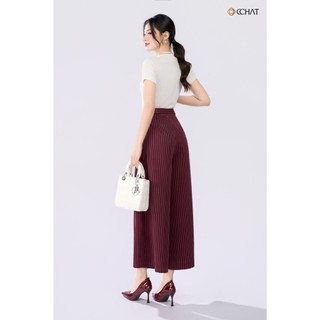 Quần Ống Rộng 𝐂𝐂𝐇𝐀𝐓 Dáng Suông Giả Váy Wander Plus Chất Liệu Tuytsi Cao Cấp 16QDS2001XT