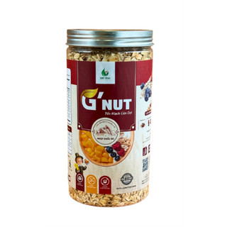 Yến Mạch G'Nut Nguyên Chất 500g – Yến Mạch Cán Dẹt Ăn Sáng, Làm Granola, Overnight Oats