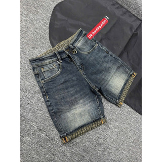 Quần short jean nam màu xanh hoạ tiết túi sau điểm nhấn,chất vải dầy mềm co giãn nhẹ,phom dáng chuẩn 1:1Quảng châu