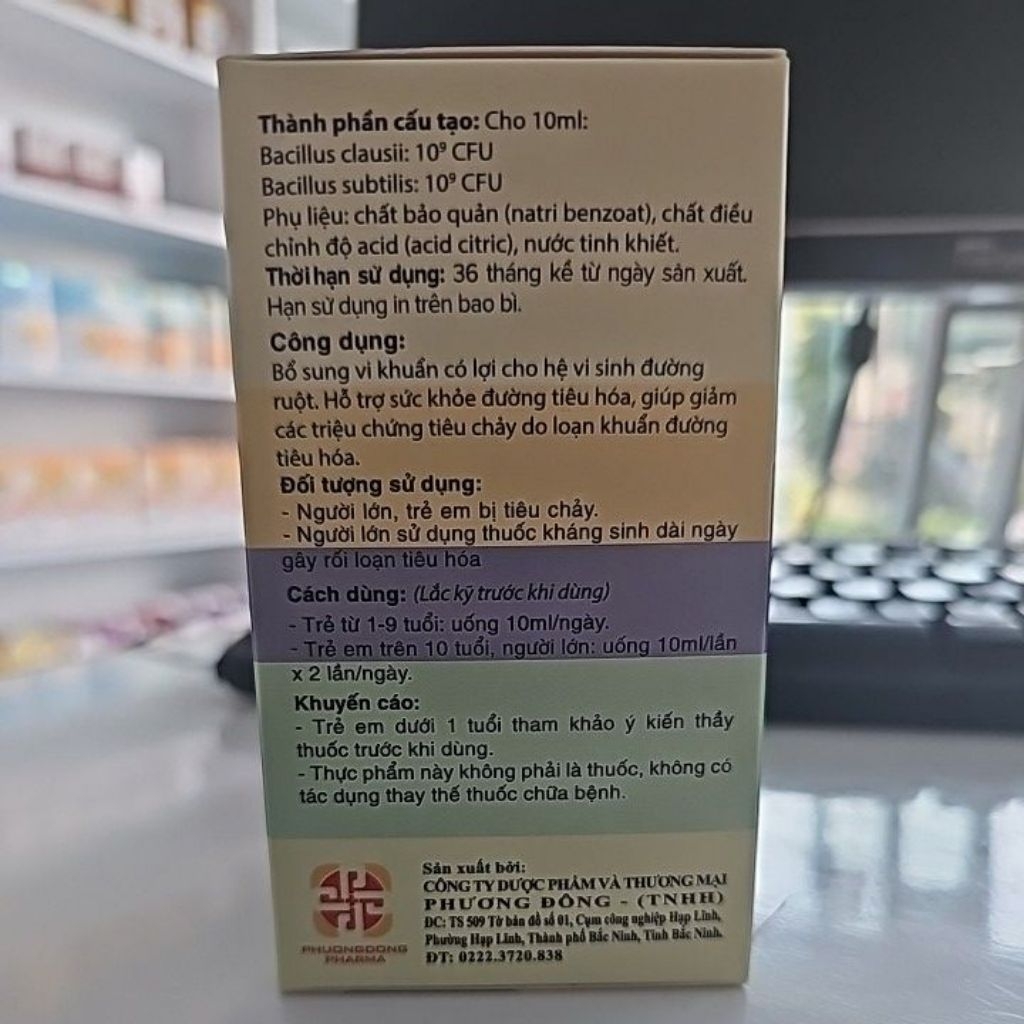 Men vi sinh bổ sung lợi khuẩn Bé & Người Lớn Osmoticone Hỗ Trợ Tiêu Hóa, Ăn Ngon – Hộp 20 Ống