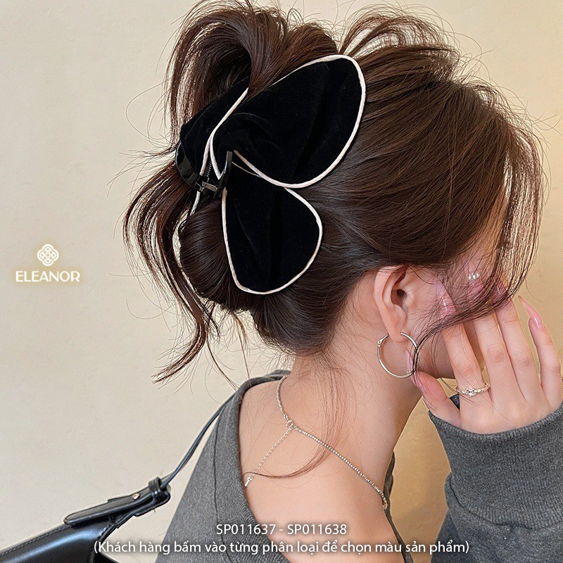 Kẹp tóc nữ càng cua Eleanor Accessories thiết kế hình hồ điệp đính charm đá phụ kiện tóc 10929