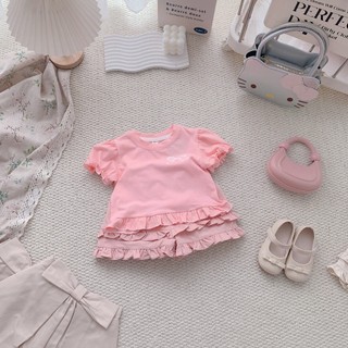 Áo bé gái, Áo bé gái 2 màu in nơ 9-26kg A574 Tiểu Yến KID