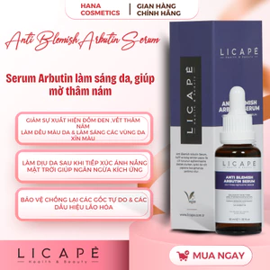 LICAPÈ ANTI BLEMISH ARBUTIN SERUM 30ML - Serum Arbutin làm sáng da, giúp mờ thâm nám