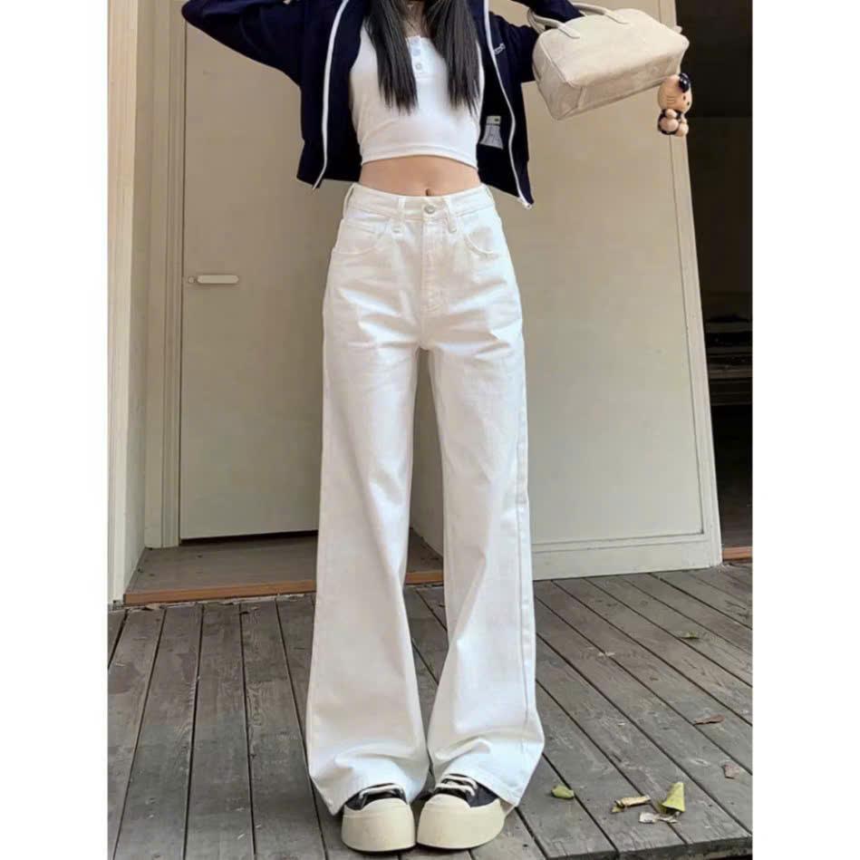 Quần Suông Ống Rộng Kaki Nữ Bigsize 40-90kg Lưng Cao Tôn Dáng Dài Chân MS106 Diệu Trang Fashion