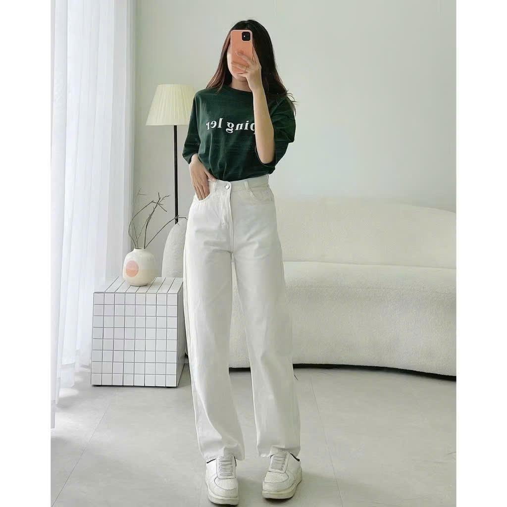 Quần Suông Ống Rộng Kaki Nữ Bigsize 40-90kg Lưng Cao Tôn Dáng Dài Chân MS106 Diệu Trang Fashion