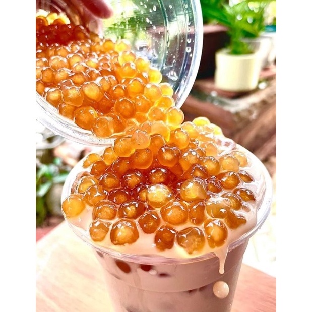 [QUÀ TẶNG KHÔNG BÁN] Trân Châu Hoàng Kim Mini 250GR Long Phú - Chuyên Topping trà sữa, trà đào,..