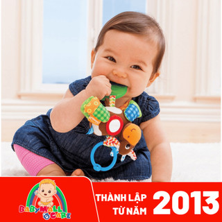 Đồ Chơi Treo Cũi Infantino Kiêm Gặm Nướu Có Chuông Cho Bé 0M+ Treo Xe Đẩy Babymall & Care