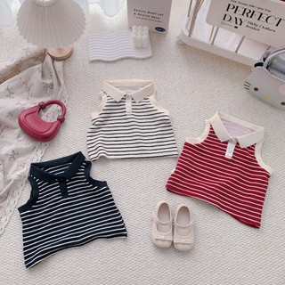 Áo polo hè cho bé kẻ 3 màu 9-26kg A573 Tiểu Yến KID