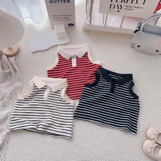 Áo polo hè cho bé kẻ 3 màu 9-26kg A573 Tiểu Yến KID