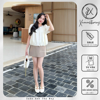 [ CV1 ] Chân váy quần cạp chun nửa vòng - Xuananhthomay