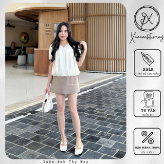 [ CV1 ] Chân váy quần cạp chun nửa vòng - Xuananhthomay