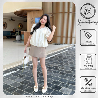 [ CV1 ] Chân váy quần cạp chun nửa vòng - Xuananhthomay